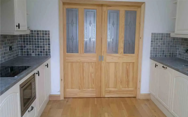 Interior oak glazed doors hung by SND Carpentry in Eastbourne